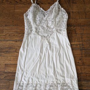 White lingerie dress